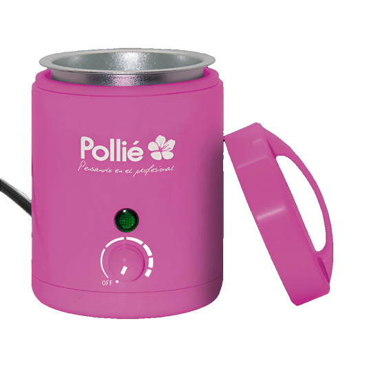Calentador de cera rosa Pollié, 125 ml