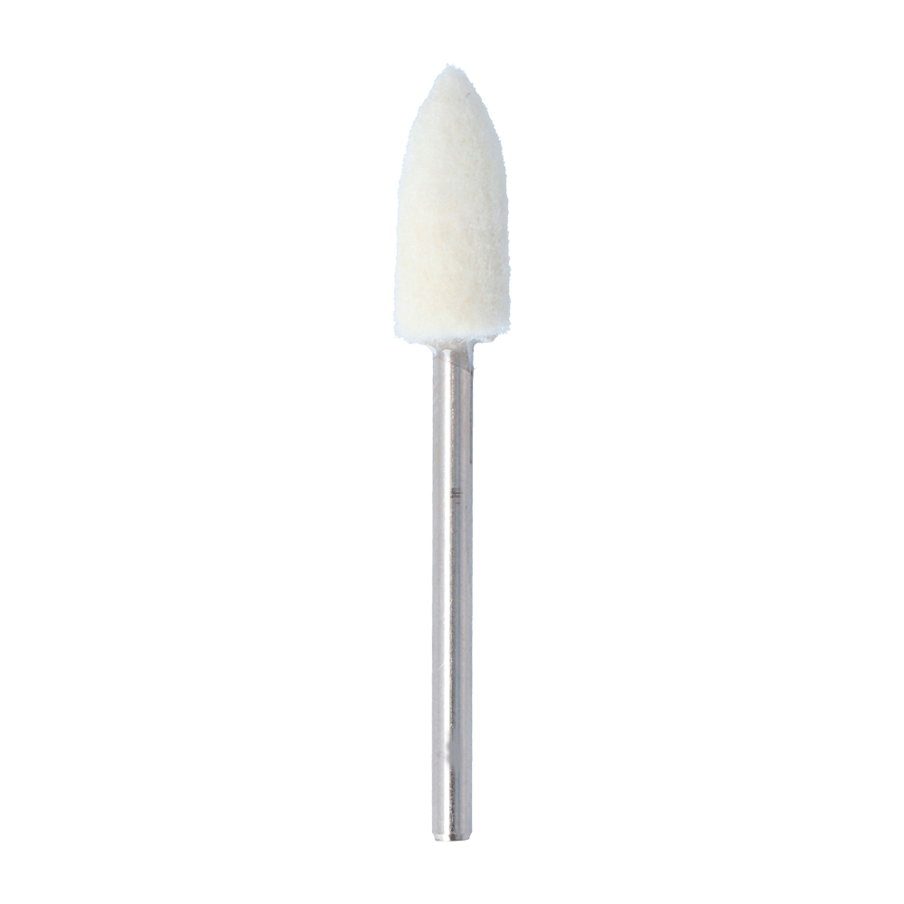 Conical stone and felt bur Ø 0.6 * 1.45 cm