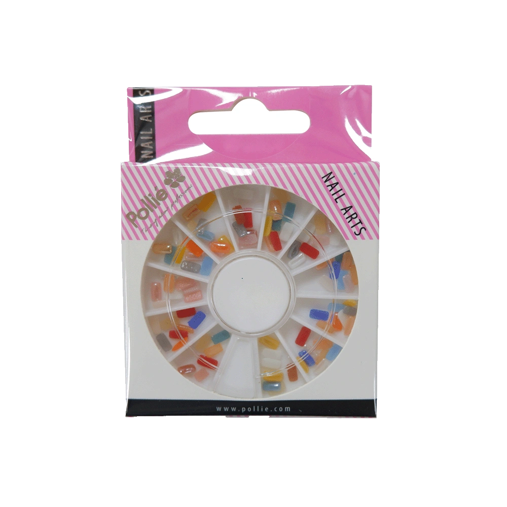 Nail decoration sequins, 144 pcs.