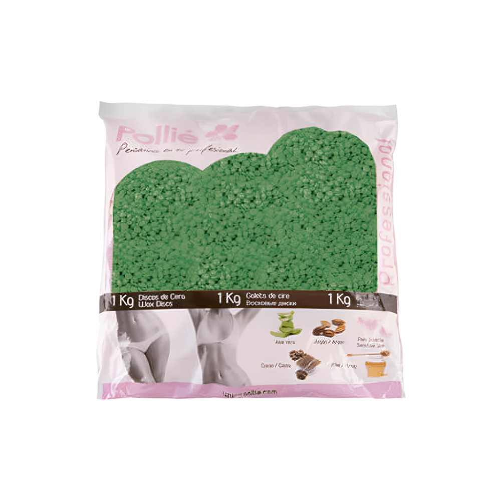 Cera Poliié en perlas aloe vera, 1 kg