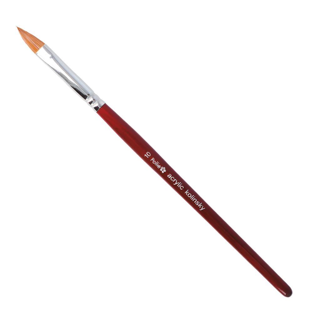 Pincel uñas acrilicas Kolinsky Nr. 10