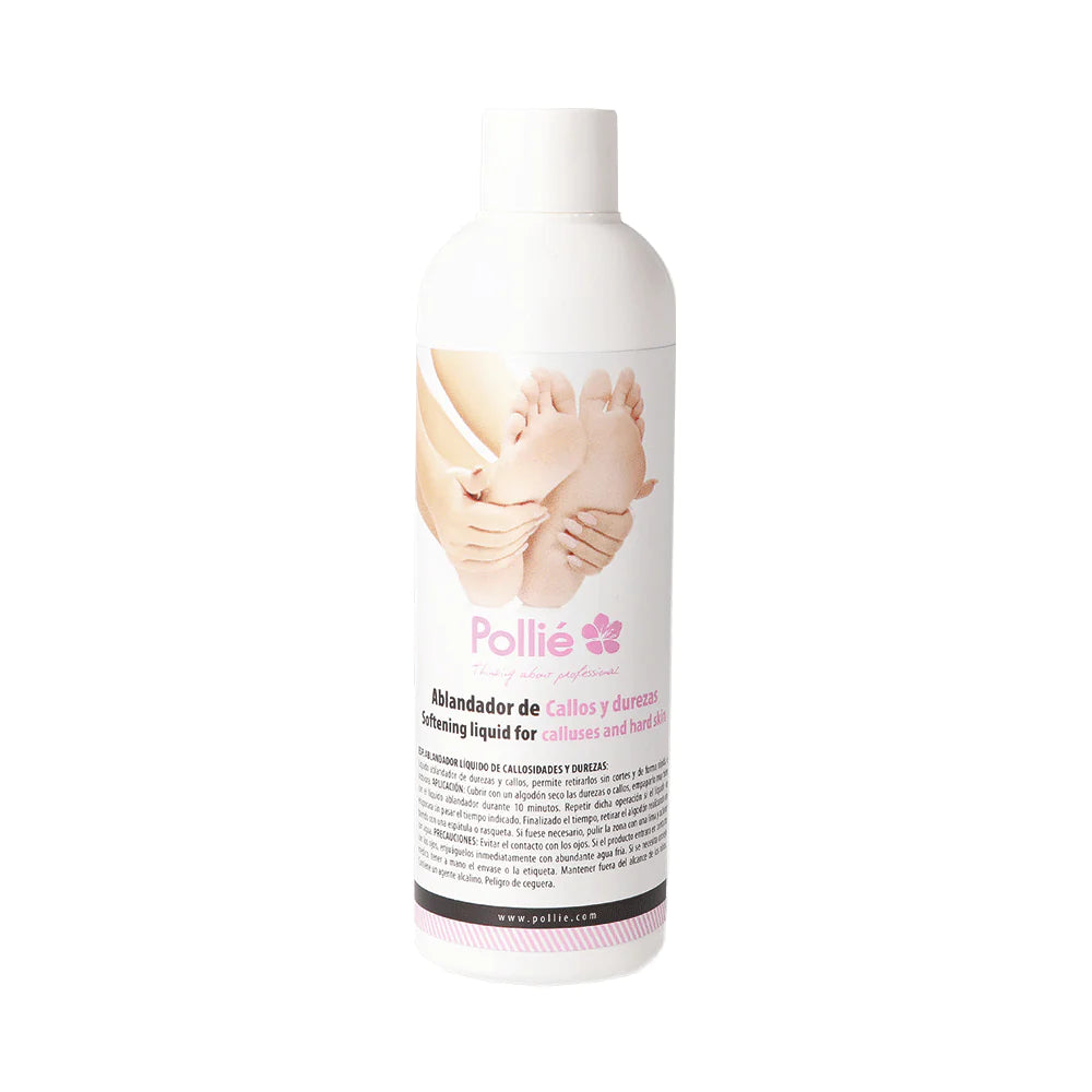 Liquid softener for calluses and hard skin