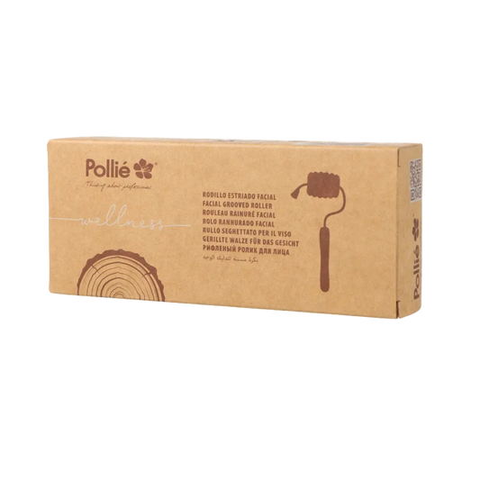 Rodillo Estriado Facial Pollié para Maderoterapia | Firmeza y Drenaje Facial