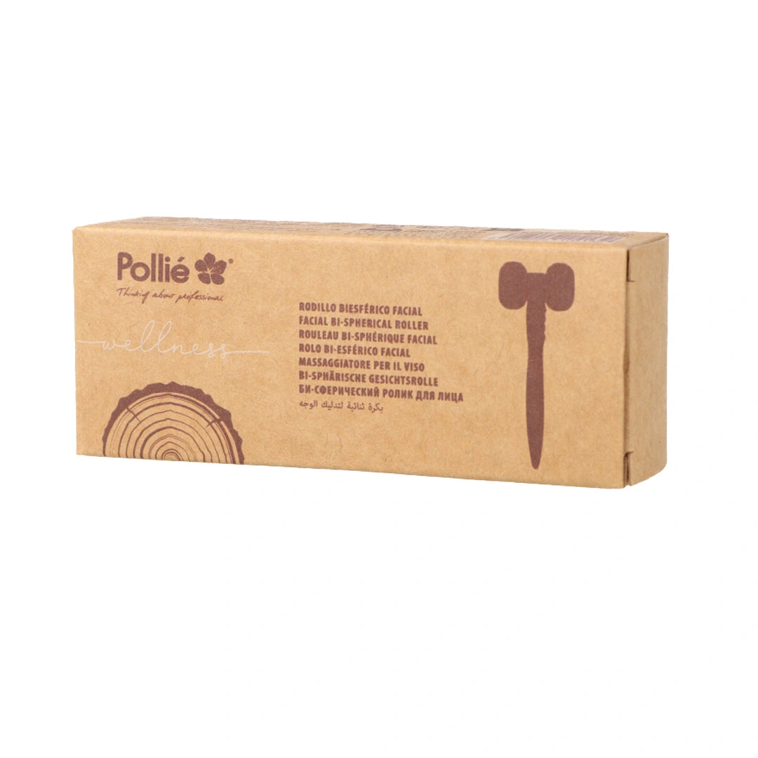 Rodillo biesférico facial maderoterapia