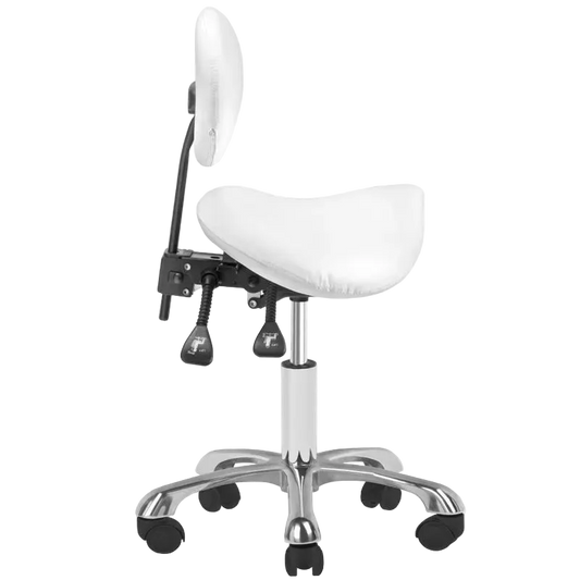 Silla rodeo ergonómica blanca