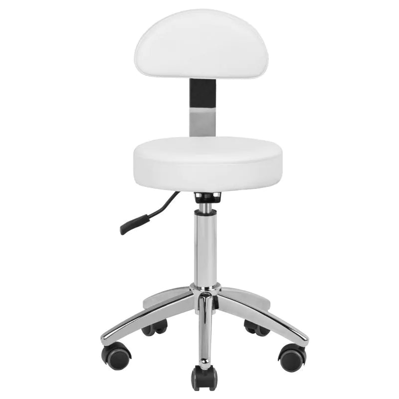 Hydraulic chair with backrest