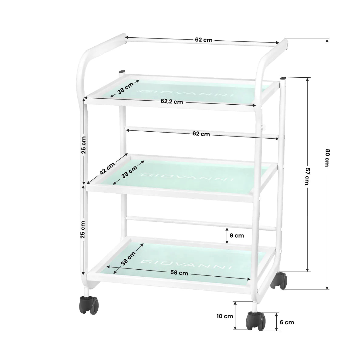 Aesthetic auxiliary cart