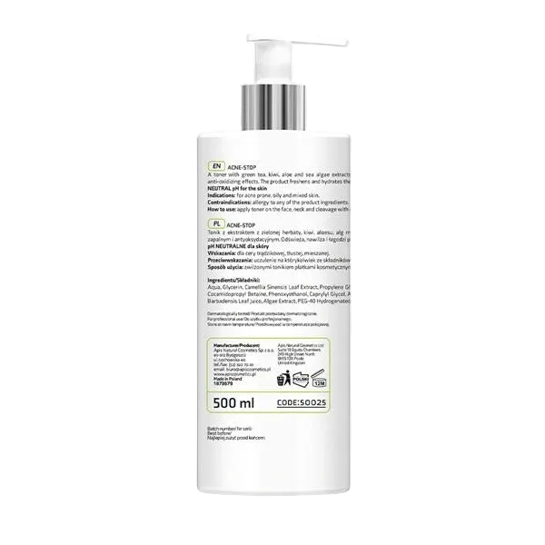 Apis Acne-Stop Tónico Limpiador Antibacteriano con Té Verde
