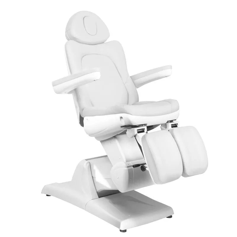 Sillón blanco de pedicura eléctrico