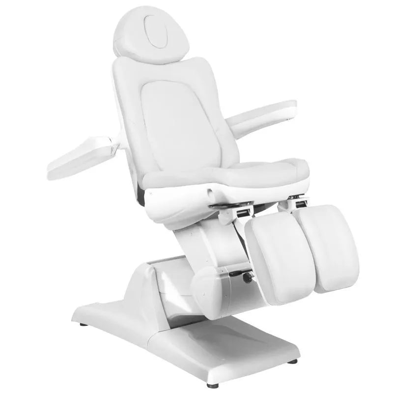 Sillón blanco de pedicura eléctrico