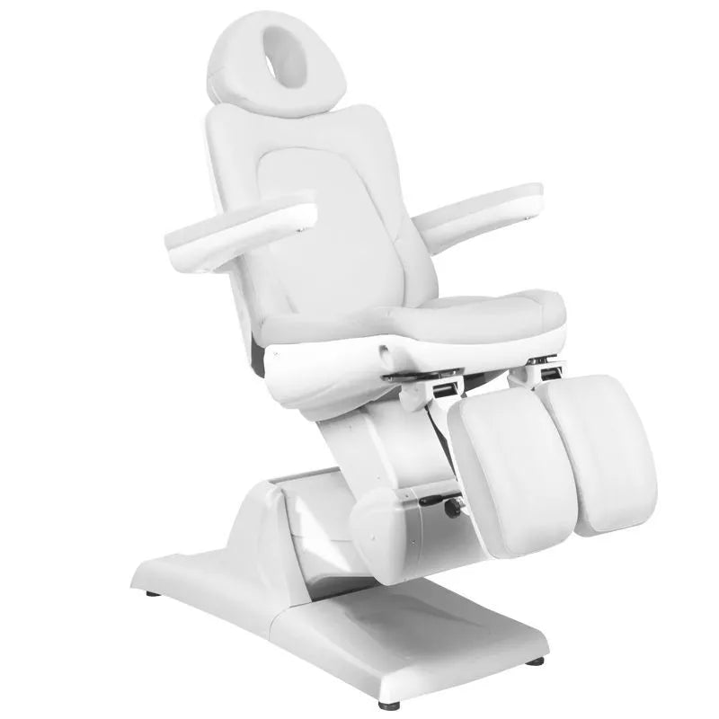 Sillón blanco de pedicura eléctrico