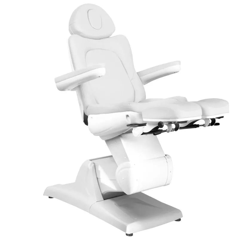 Sillón blanco de pedicura eléctrico