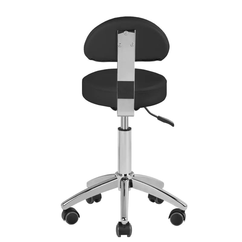 Hydraulic chair with backrest