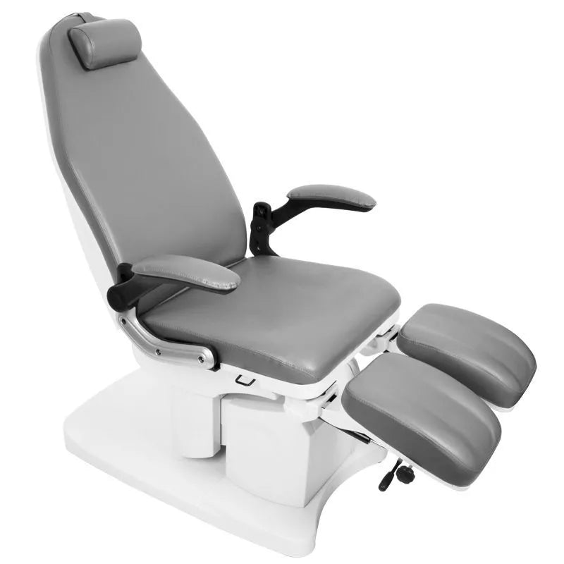Sillón gris de pedicura eléctrico