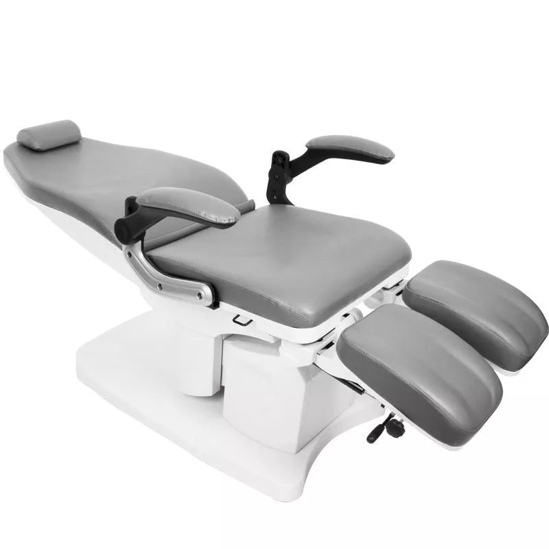 Sillón gris de pedicura eléctrico