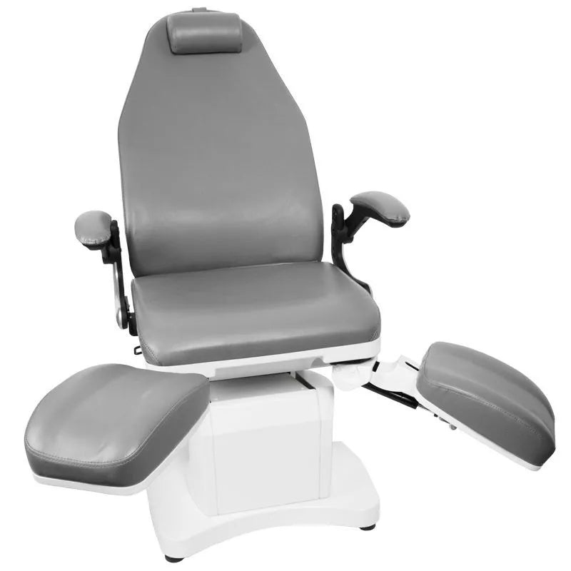 Sillón gris de pedicura eléctrico