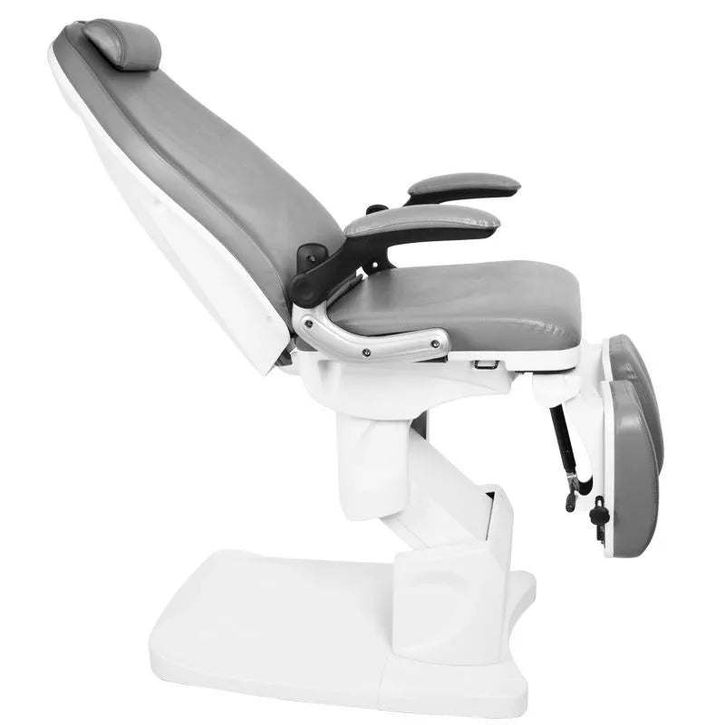 Sillón gris de pedicura eléctrico