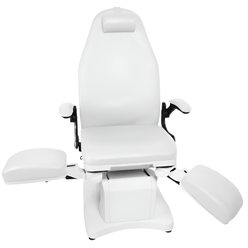 Sillón de pedicura blanco eléctrico
