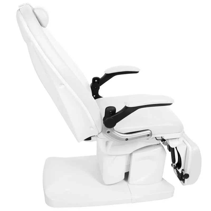 Sillón blanco de pedicura eléctrico