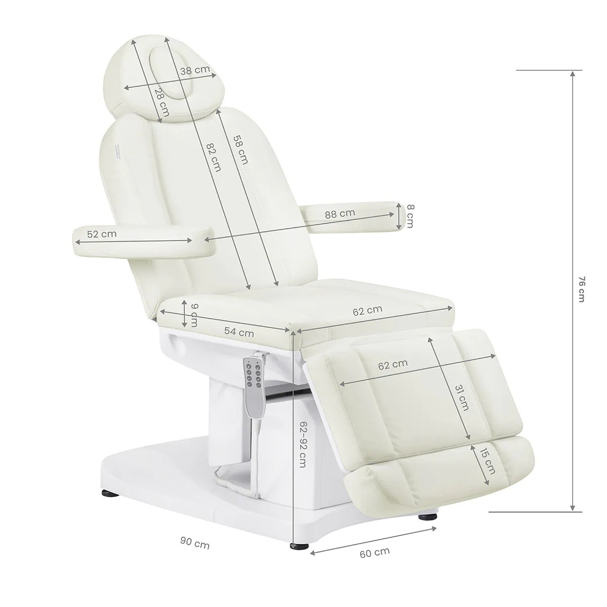 Table électrique à 4 moteurs Azzurro 708A