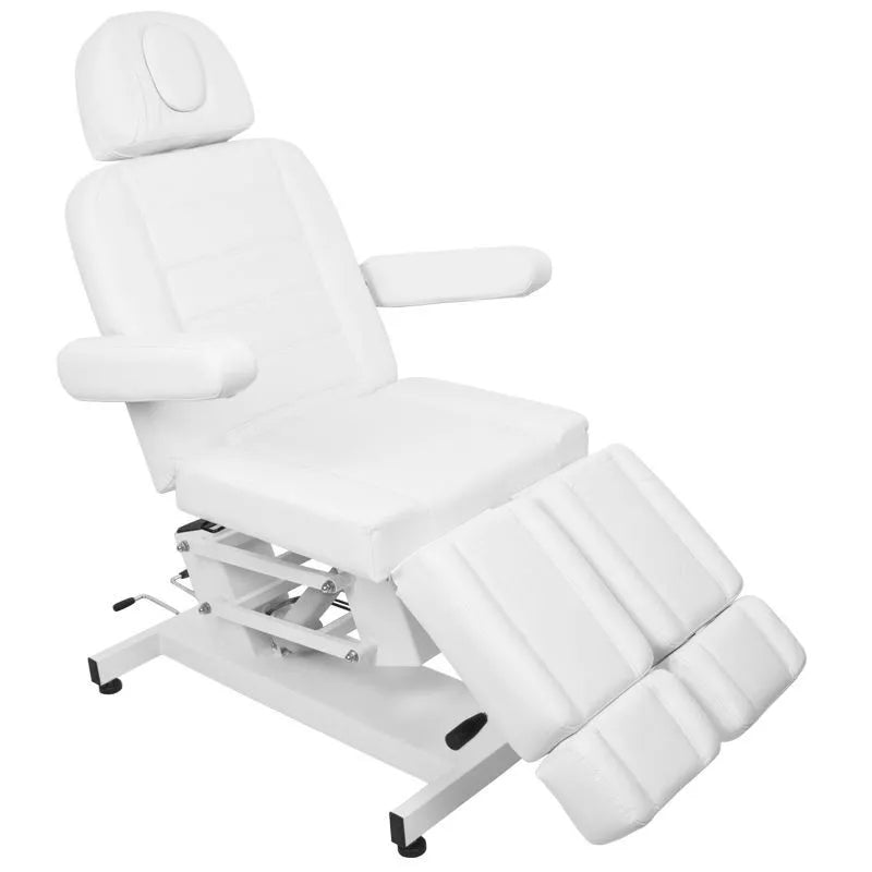 Sillón blanco de pedicura eléctrico