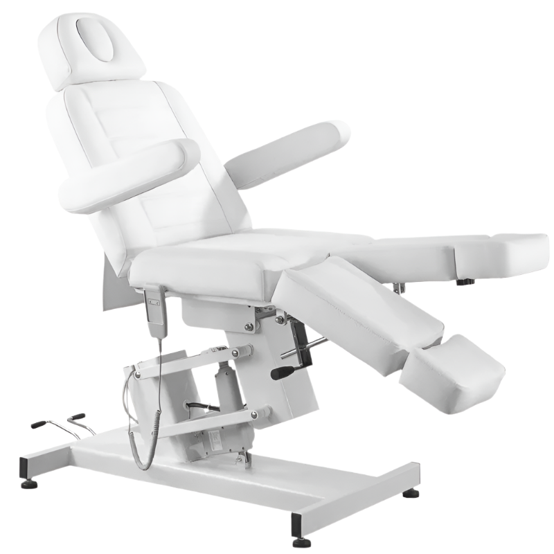 Sillón de pedicura blanco eléctrico