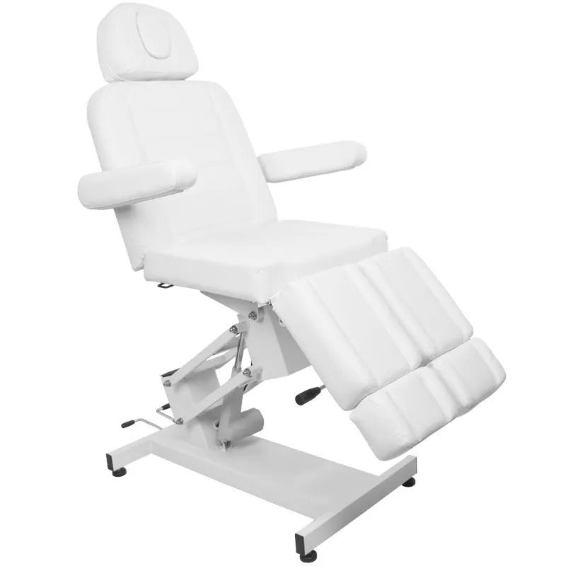 Sillón blanco de pedicura eléctrico