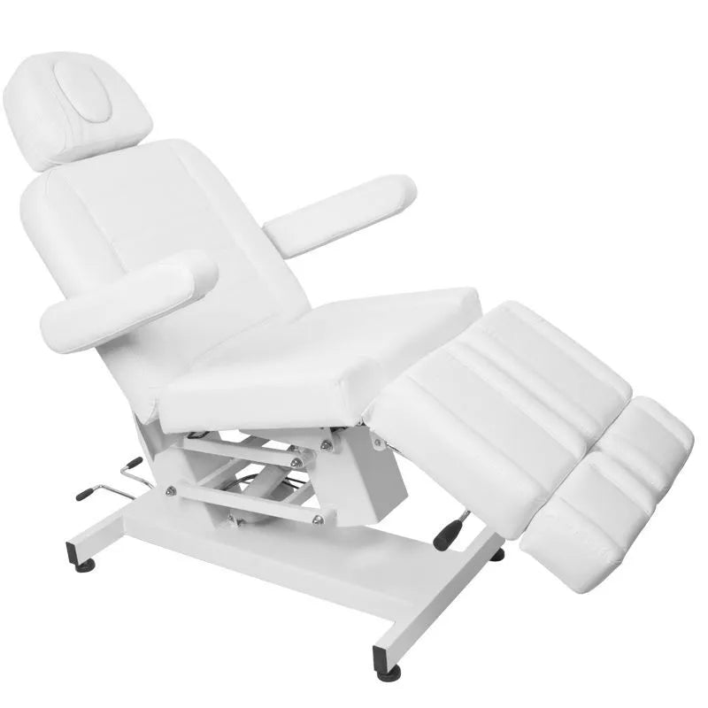 Sillón blanco de pedicura eléctrico