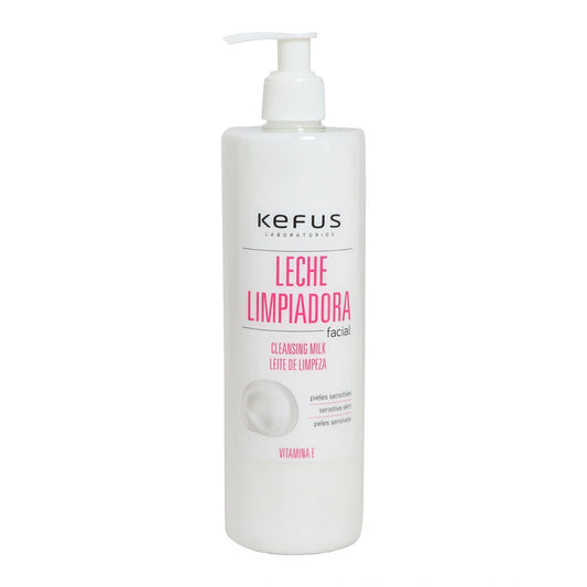 Leche limpiadora facial pieles sensibles 500 ml Kefus