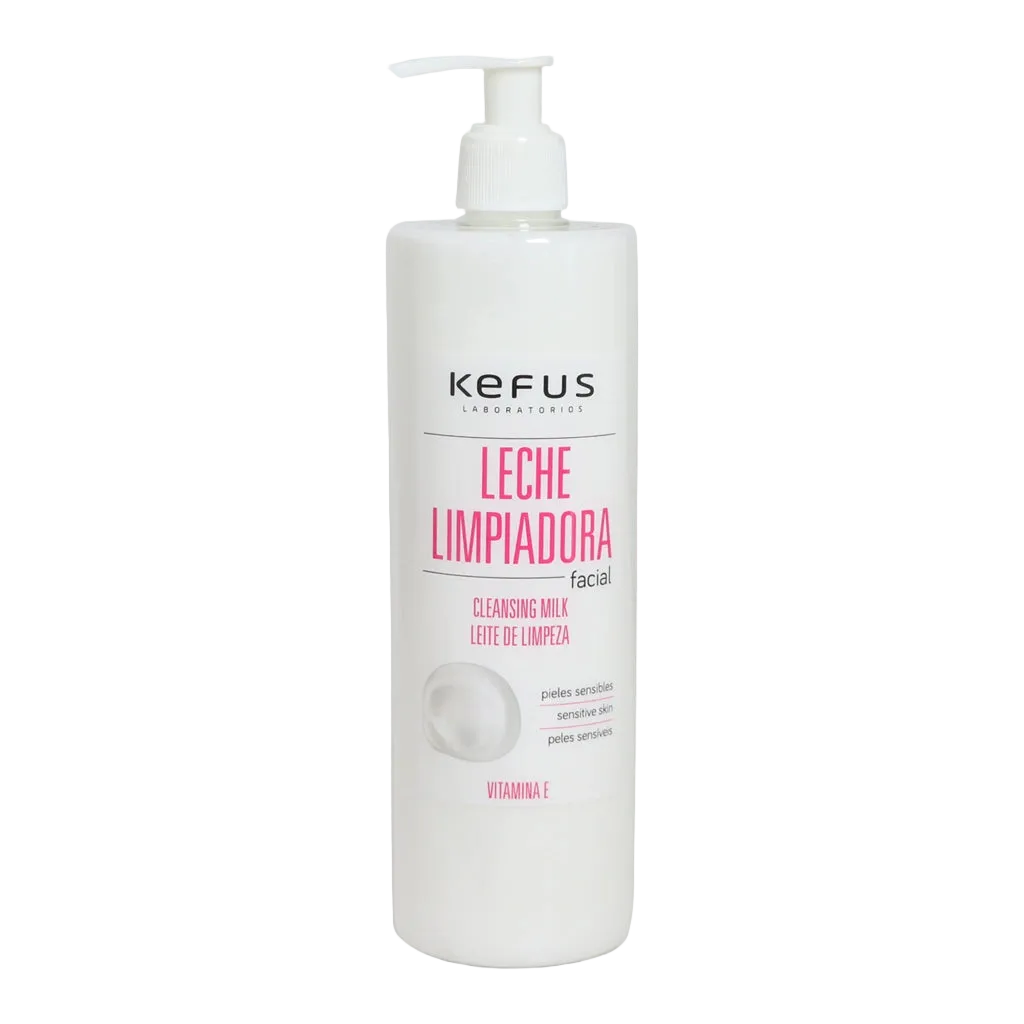 Leche limpiadora facial pieles sensibles 500 ml Kefus
