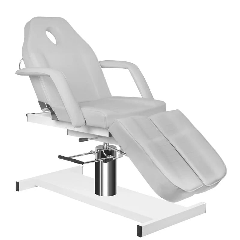 Sillón de pedicura hidráulico gris