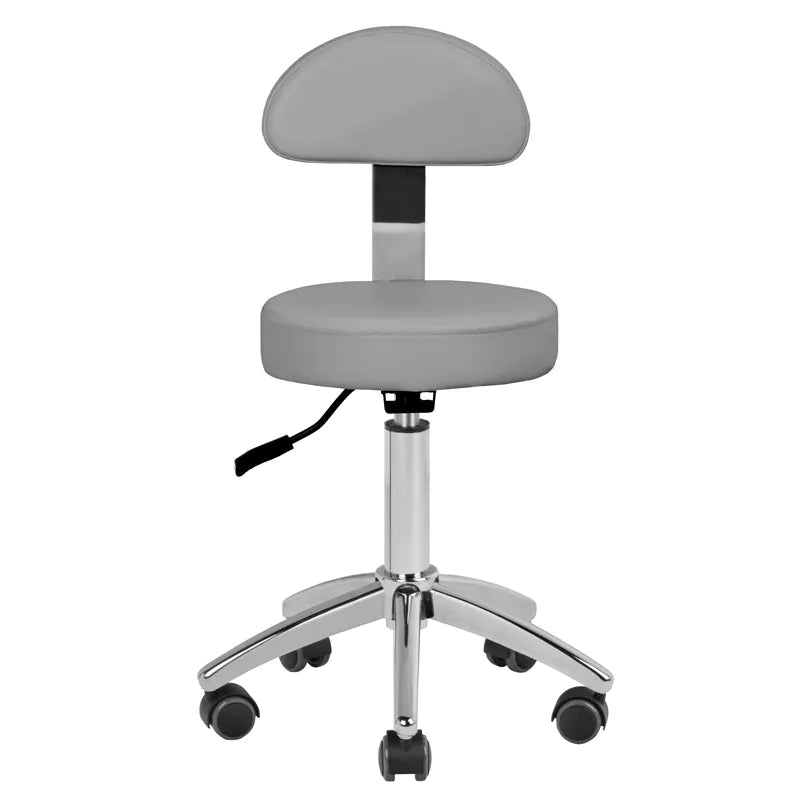 Hydraulic chair with backrest