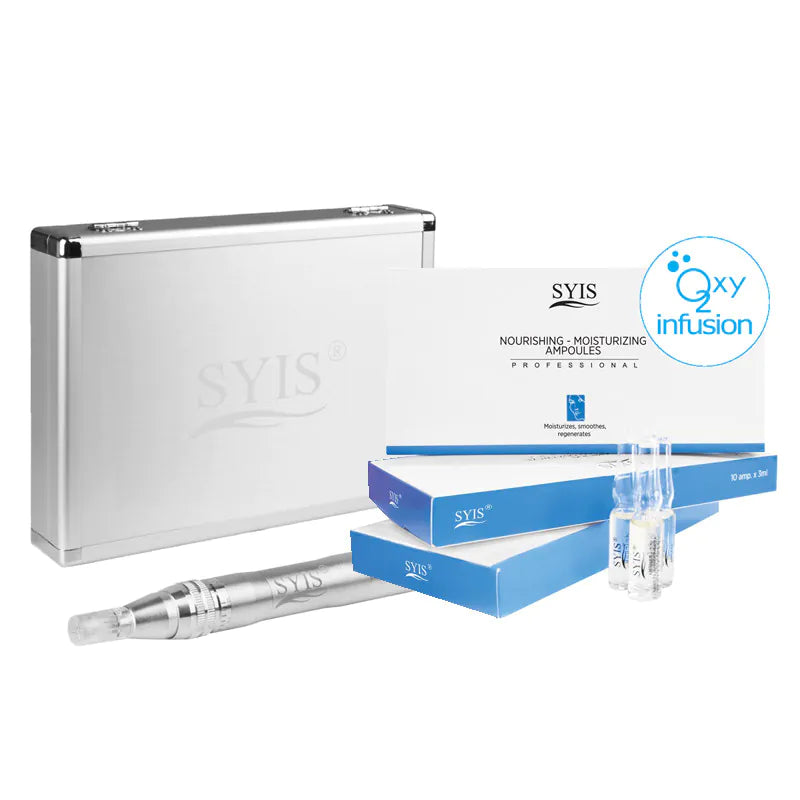 Set dermapen + Kit de ampollas hidratantes y nutritivas (10 x 3 ml)