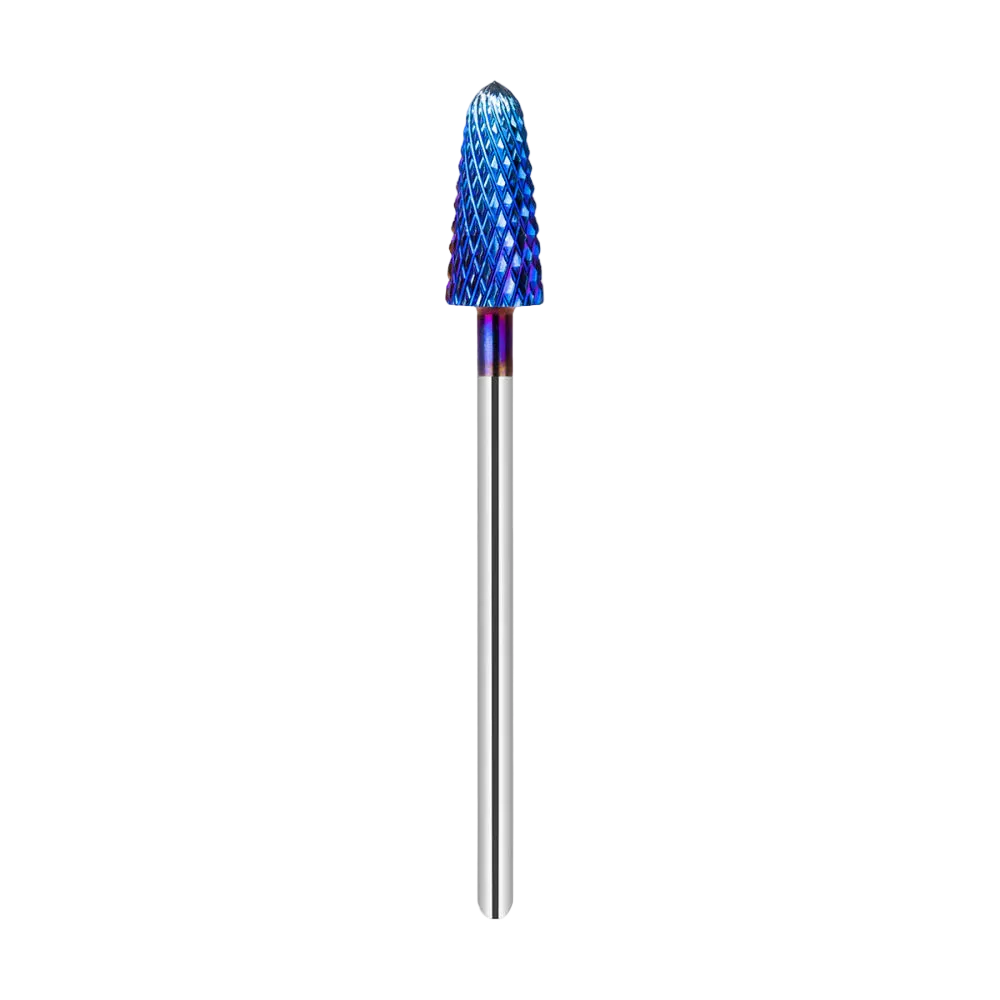 Fresa cono recto dura azul, modelo 03