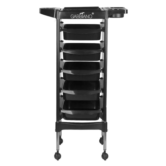 Gabbiano hairdressing trolley fx11-5 black