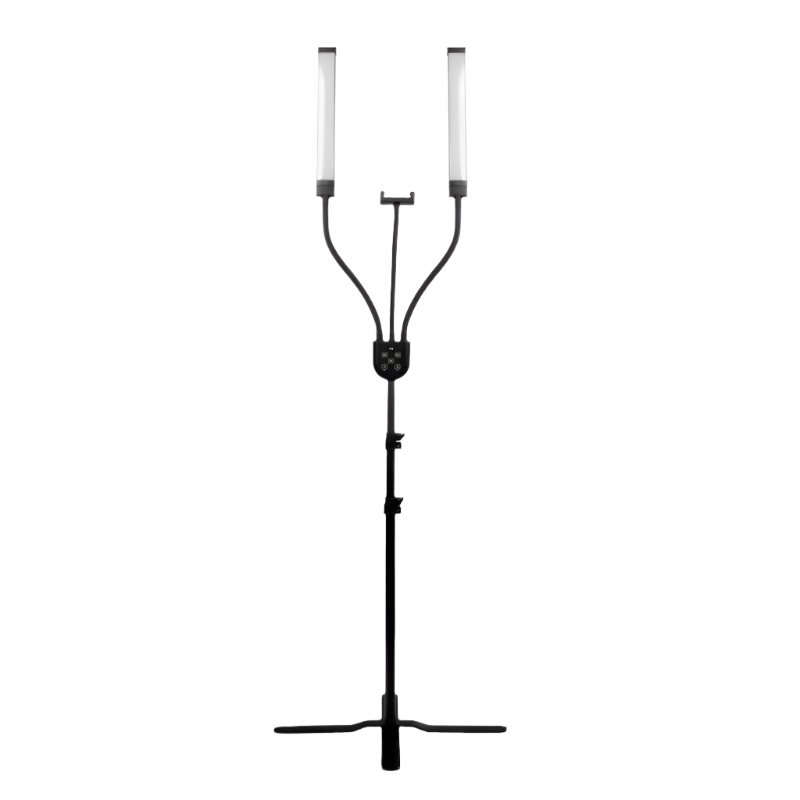 LED Lámpara para tratamientos con soporte para móvil