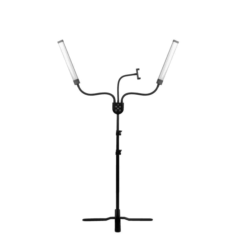 LED Lámpara para tratamientos con soporte para móvil