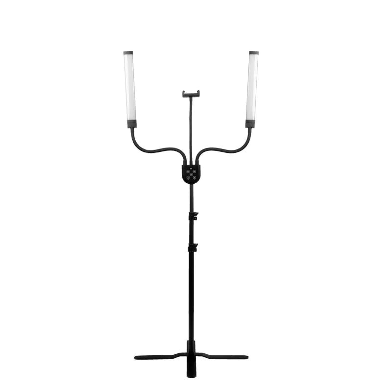 LED Lámpara para tratamientos con soporte para móvil