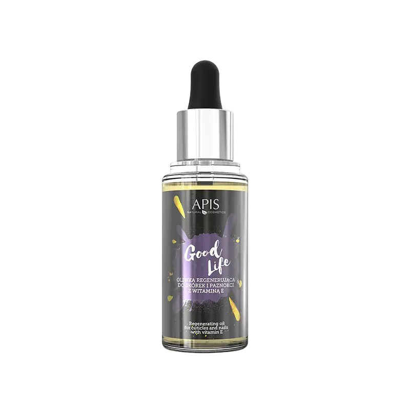 Apis Good Life Aceite Regenerador para Cutículas y Uñas Con Vitamina E, Aceite de Cáñamo y Macadamia