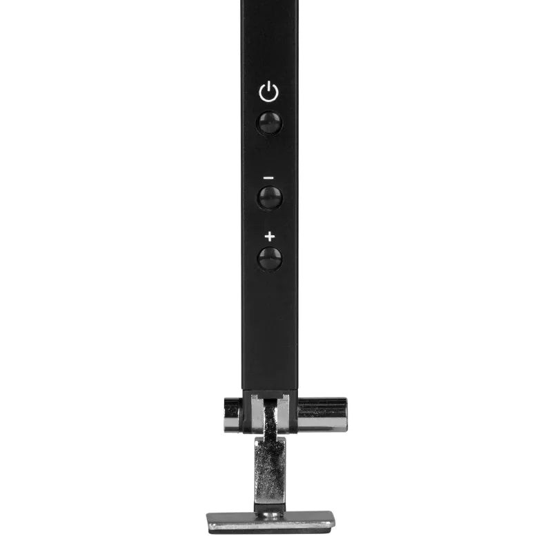 Lámpara LED de 3 brazos negra