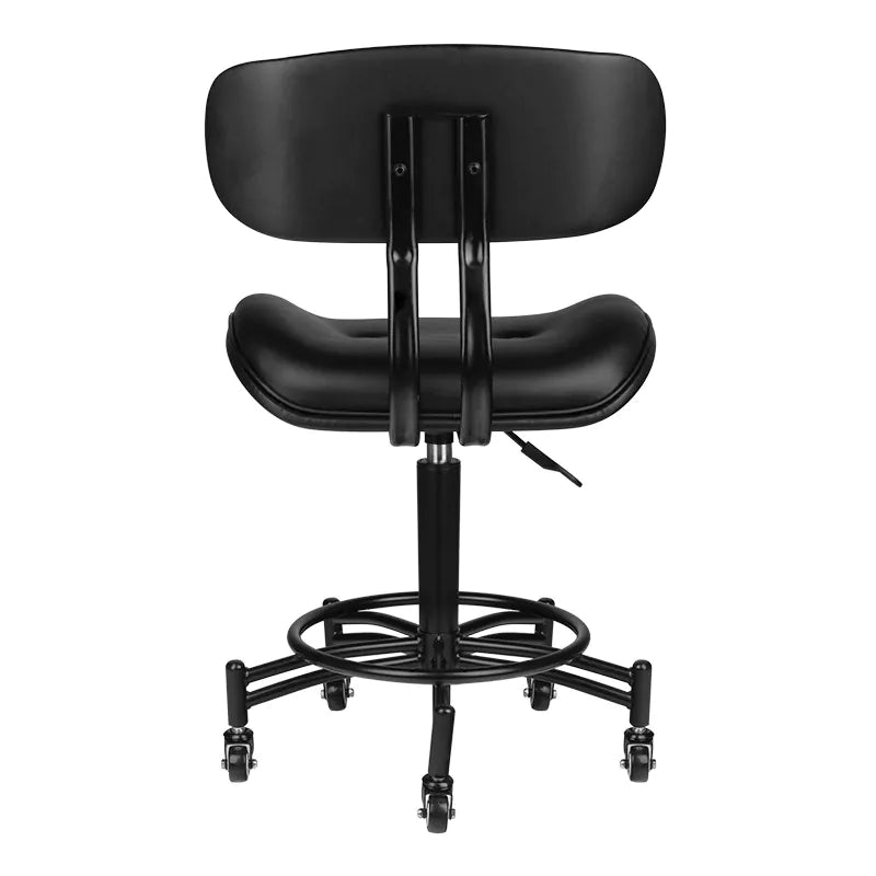 Hydraulic chair with backrest