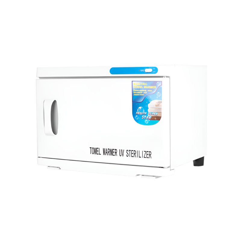 Calentador de toallas con UV luz, 16 L, blanco