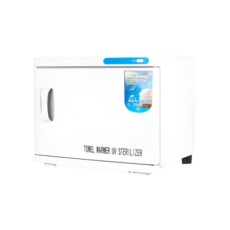 Calentador de toallas con UV luz, 23 L, blanco