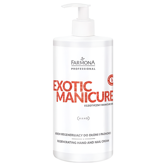 Crema Regeneradora para Manos y Uñas – Hidrata, Nutre y Protege Exotic manicure Farmona, 500ml