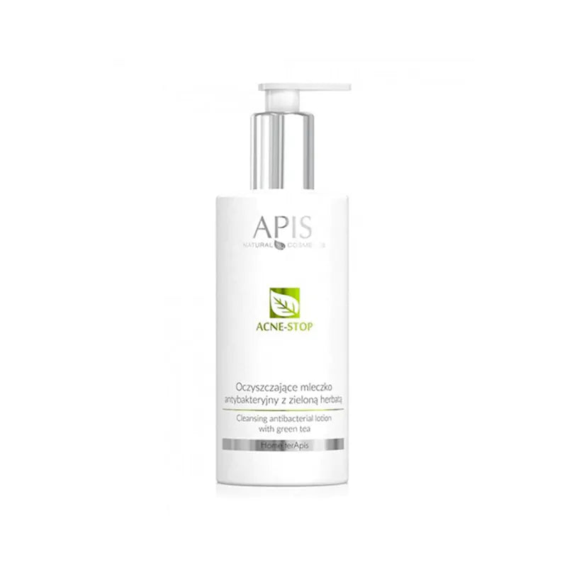 Apis Acne-Stop Leche Limpiadora Antibacteriana y Desmaquillante Folicular: Limpia en Profundidad, Controla la Grasa y Equilibra la Flora de la Piel
