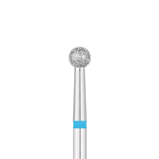 EXO PRO Fresa de Diamante Bola Ø3,5 mm (Grano Azul): Mayor Cobertura en Eponiquio, Grano Medio y Rotación Sin Vibraciones
