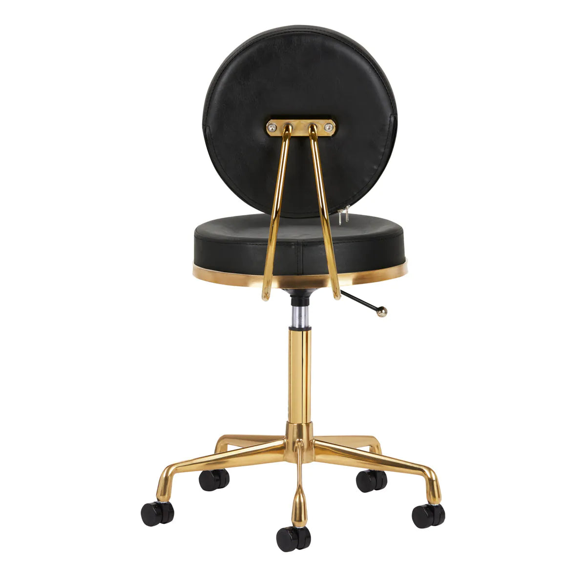 Hydraulic chair with backrest