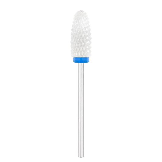 Fresa de Cerámica Ovalada – Eficaz para Eliminar Gel y Acrílico, diametro 6 mm