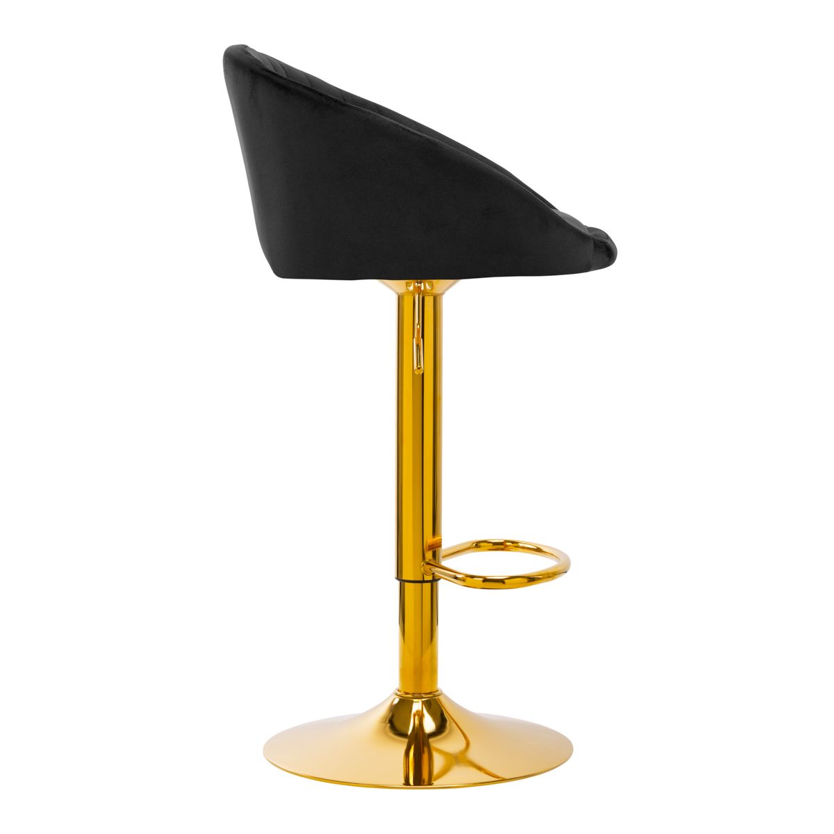 Velvet high stool