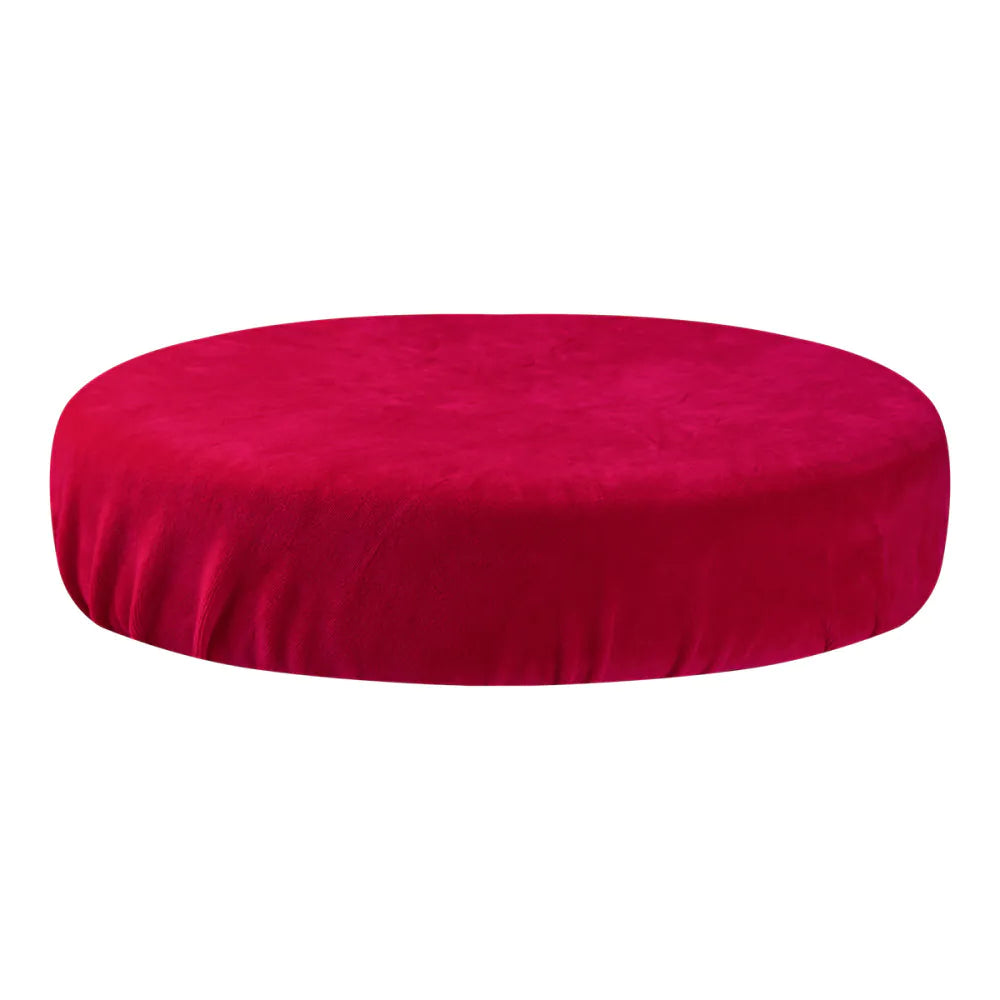 Velour stool cover